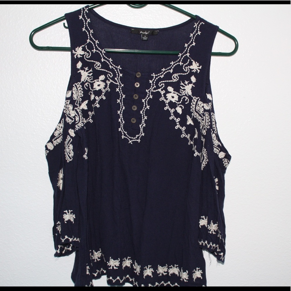 Papaya Open Shoulder Blouse